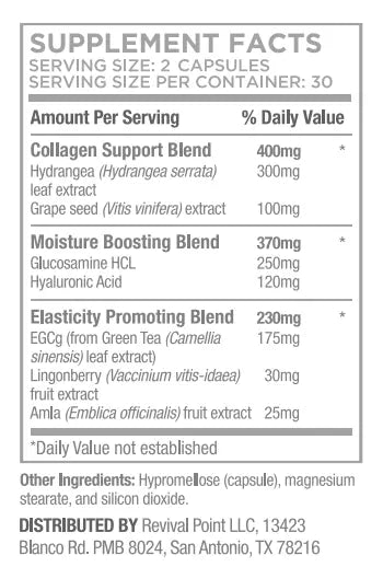 Deep Skin Restore - Anti Aging Skin Care Vitamins - Revival Point™