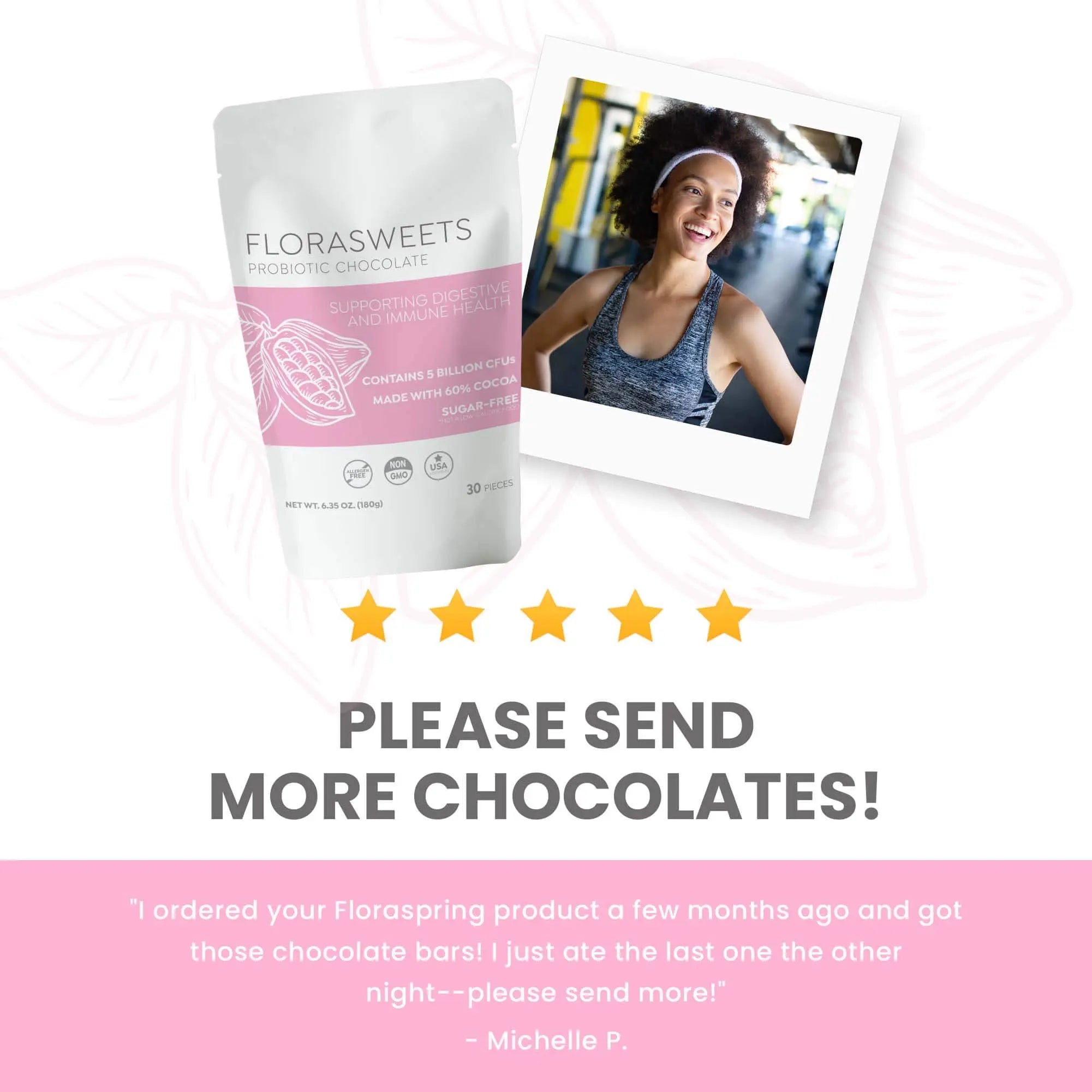 Florasweets Probiotic Chocolate 5 Billion CFU - Revival Point™