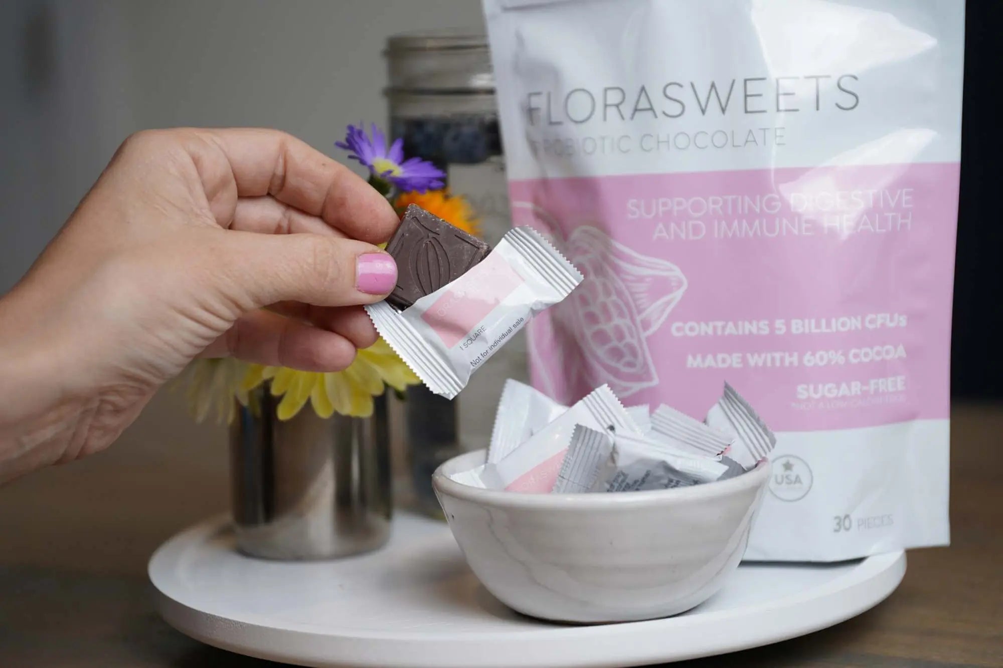 Florasweets Probiotic Chocolate 5 Billion CFU - Revival Point™