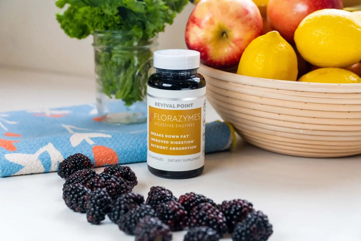 Florazymes Multi Enzyme Supplement (30 Capsules) | Revival