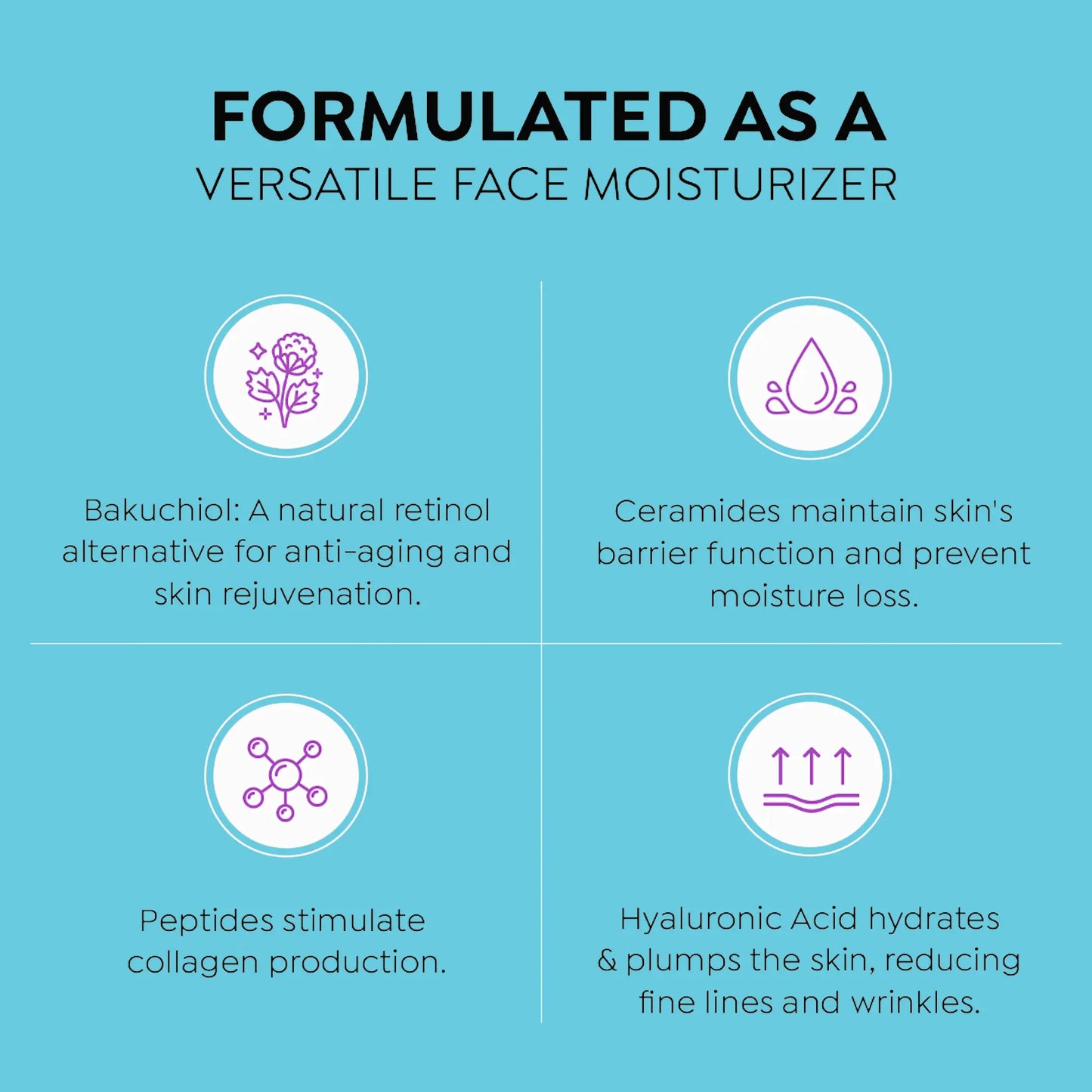 Total Glow Restore - Bakuchiol Skin Firming Wrinkle Cream - Revival Point™
