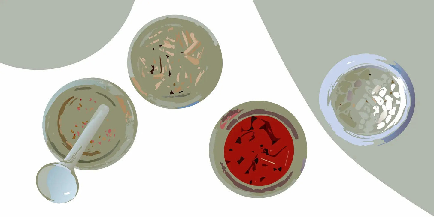 Four safe everyday supplement powders and capsules for constipation relief.