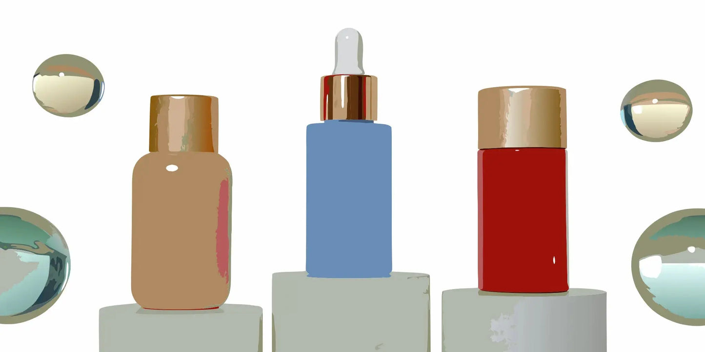 A selection of the best all-in-one anti-aging supplements on display for review.