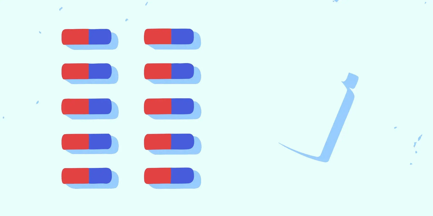 Supplement capsules for bloating and constipation.