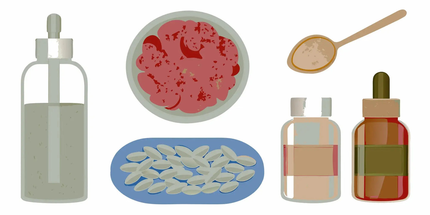 Dermatologist-recommended anti-aging supplements like collagen and vitamin C for firmer skin.