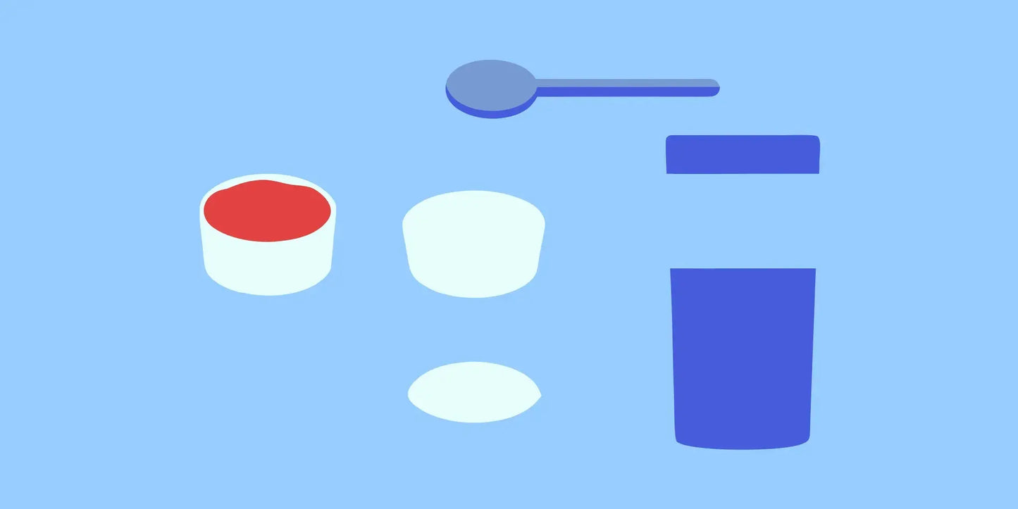 Supplements like fiber powder and magnesium capsules to help you poop regularly.