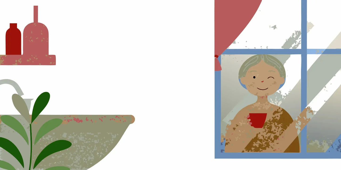 A woman drinking a warm beverage, a natural remedy for how to poop instantly.