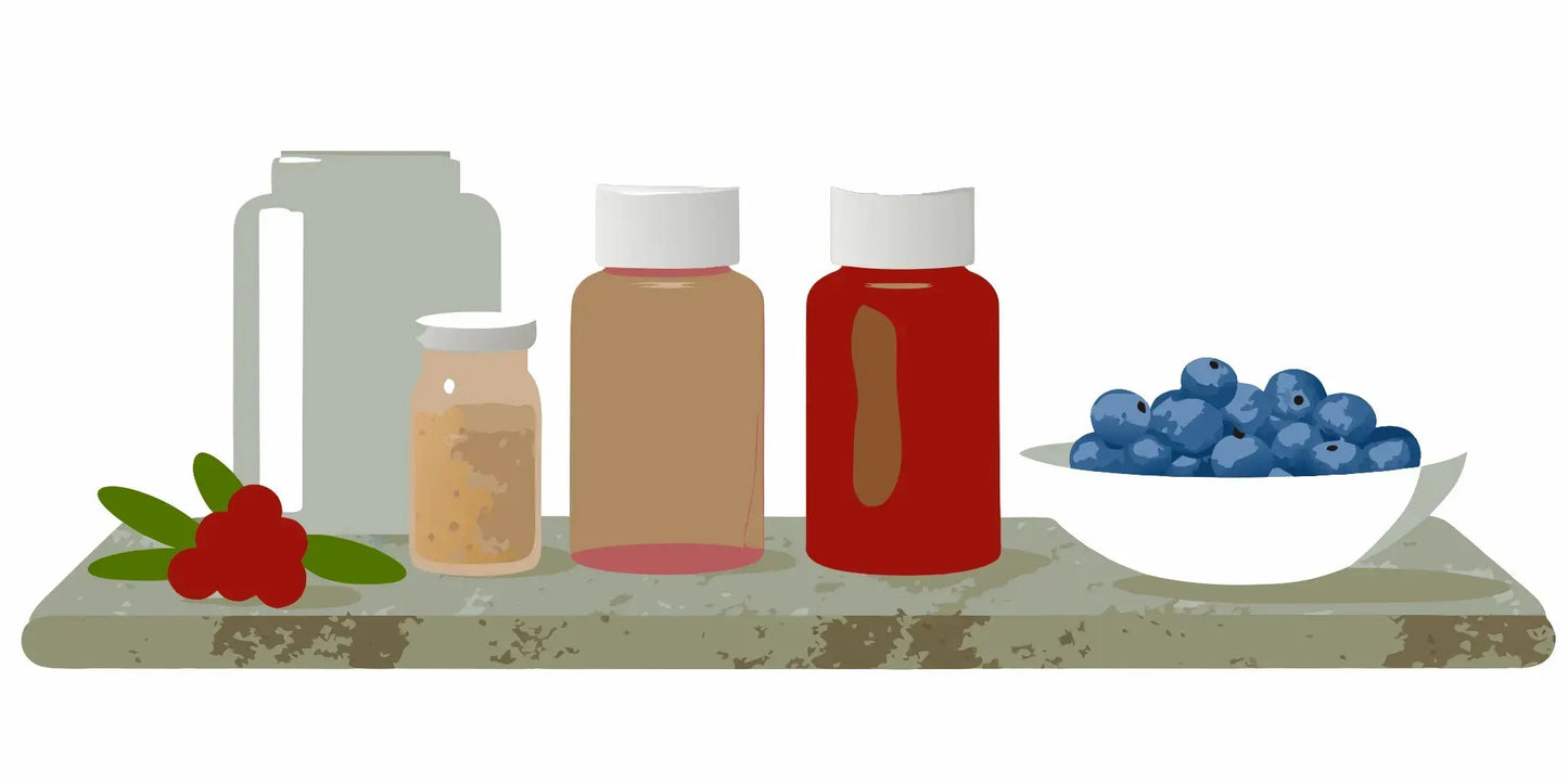 Best probiotics for adults over 50 with prebiotic-rich foods like berries.