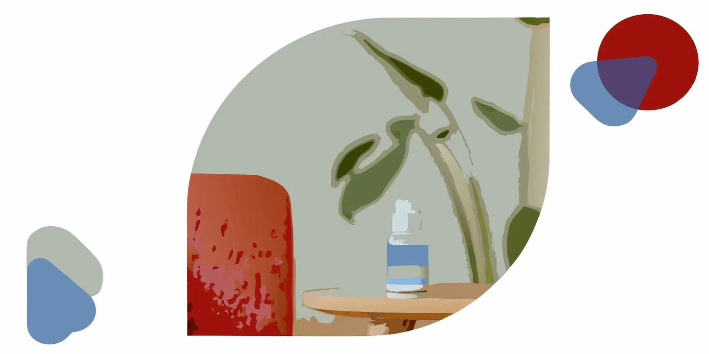 A safe and gentle laxative option for the elderly sits on a table in a calm room.