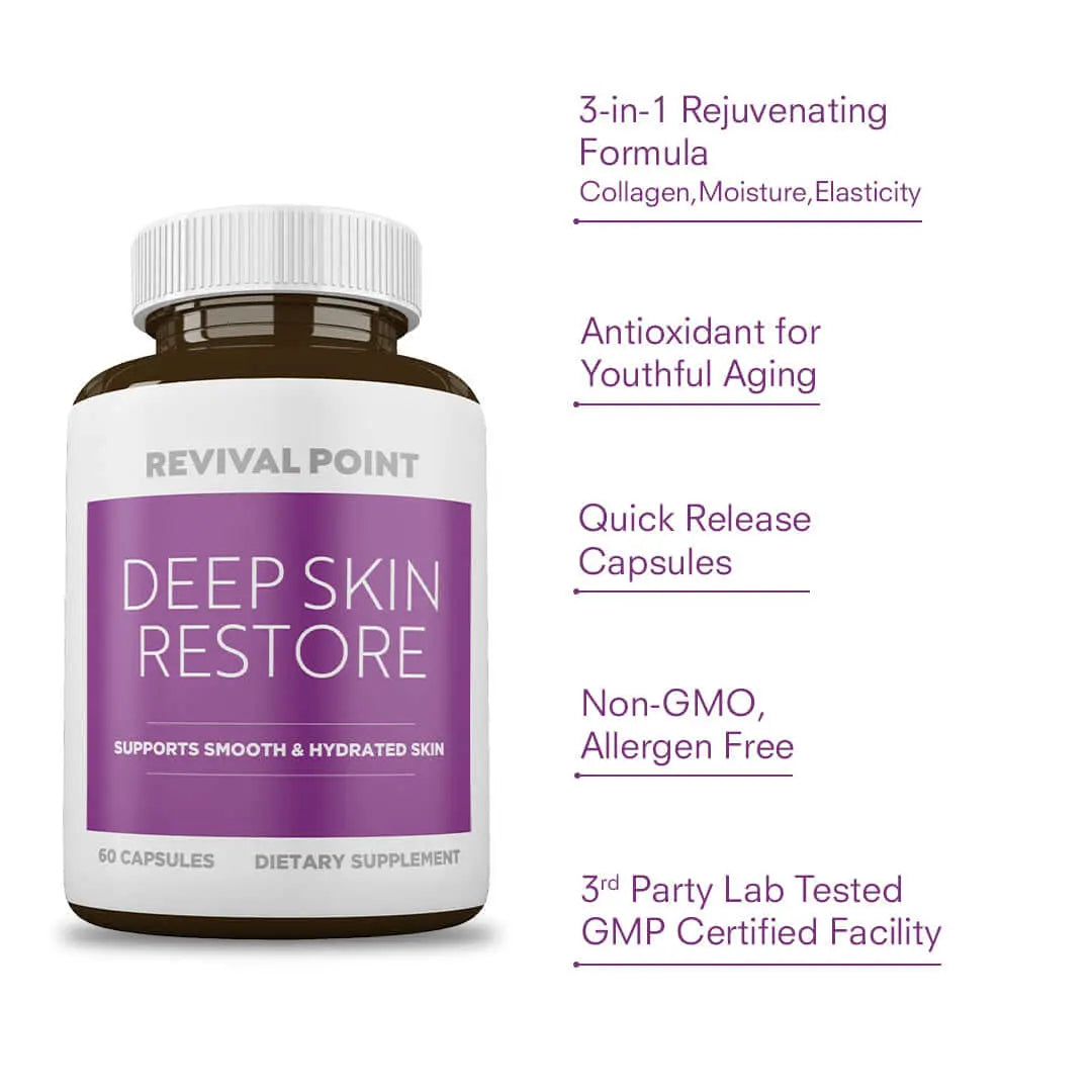 Deep Skin Restore - Anti Aging Skin Care Vitamins - Revival Point™