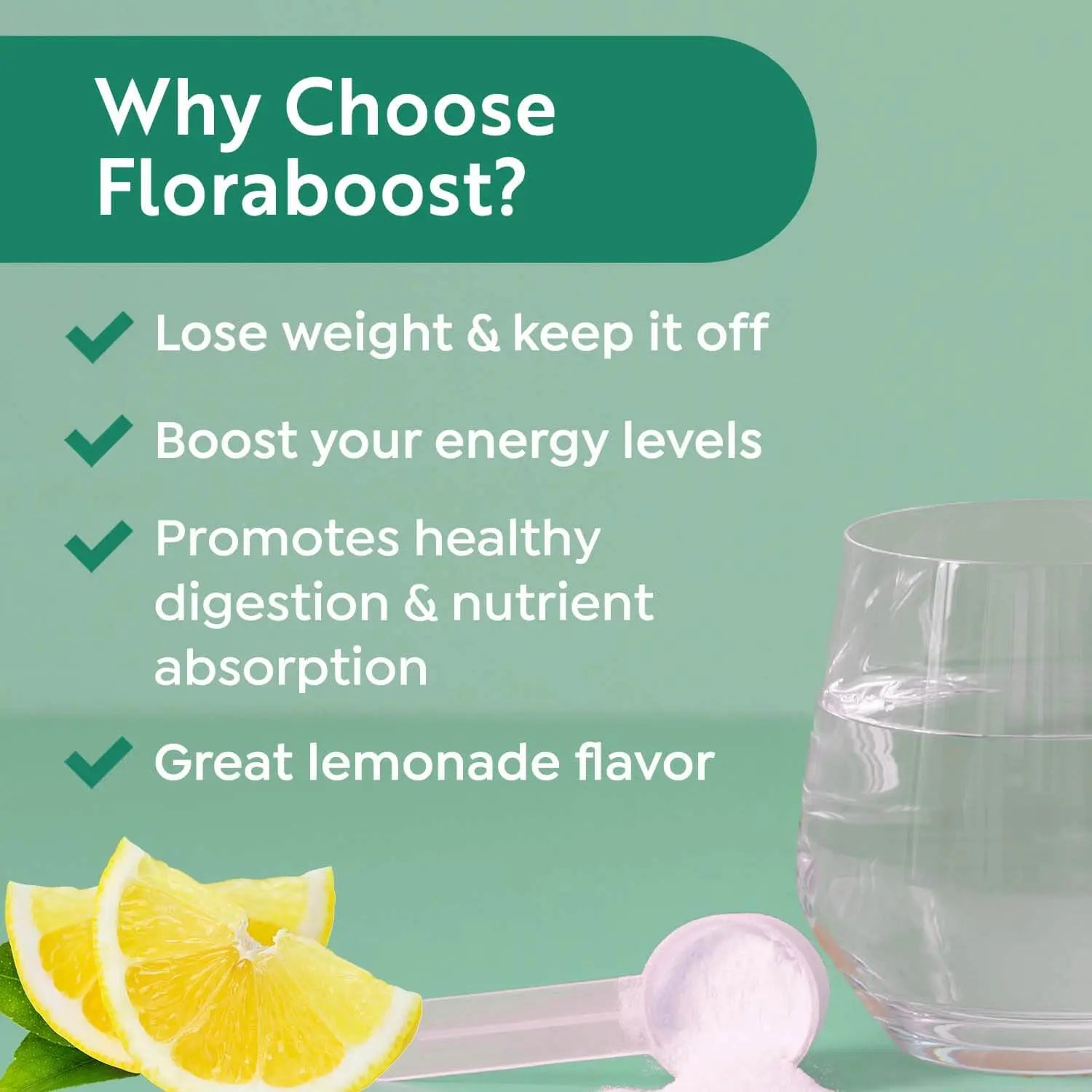 Floraboost Prebiotic Powder Benefits List - Revival Point™