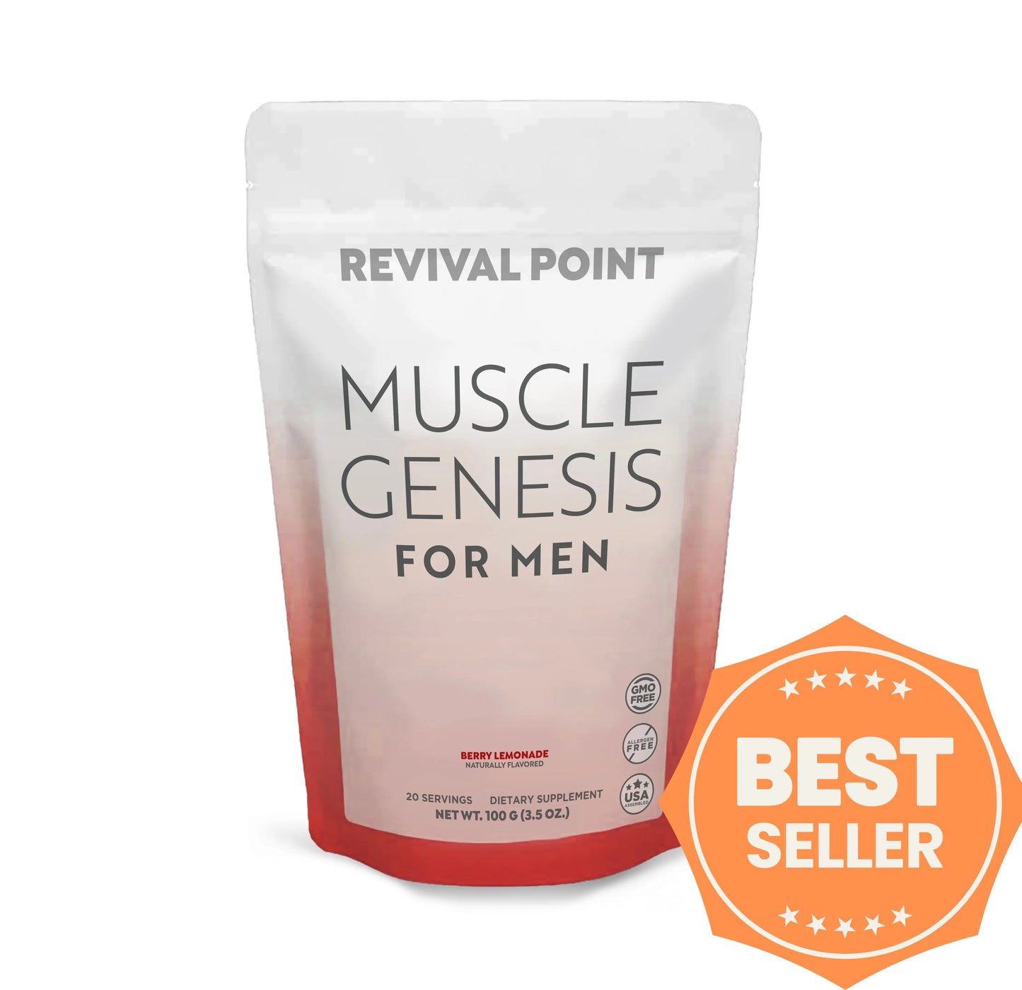 Muscle Genesis For Men HMB Supplement - Revival Point™