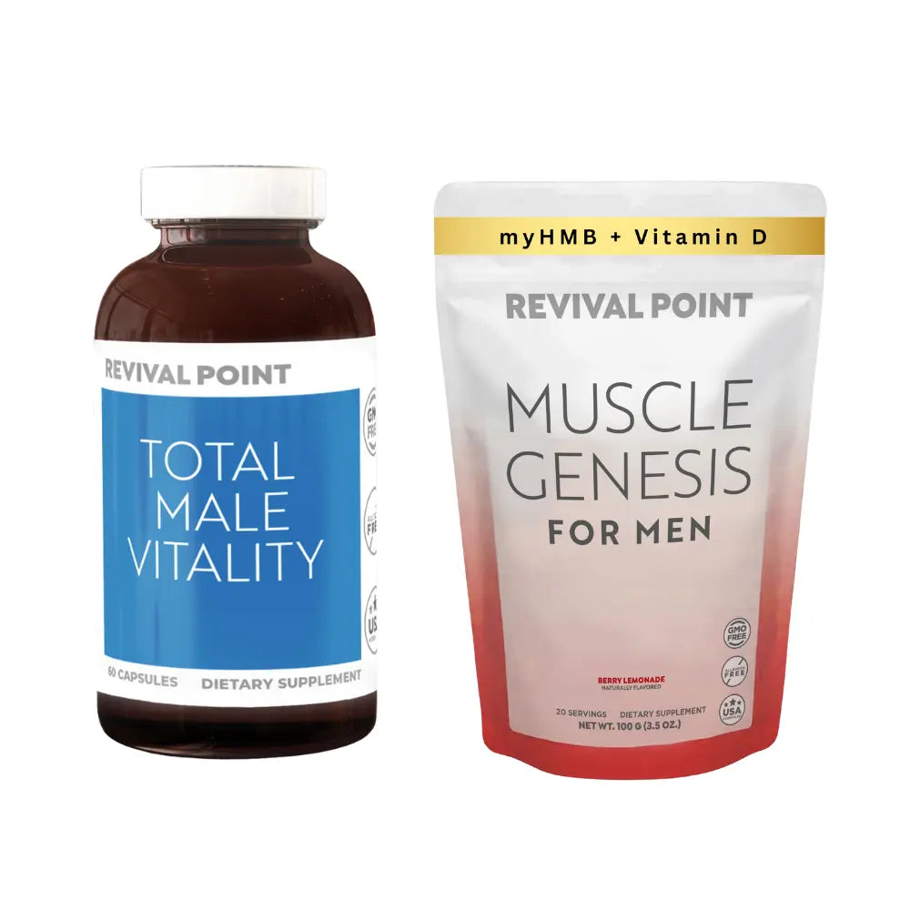 Muscle Genesis For Men and Total Male Vitality Bundle 